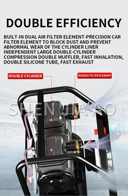 Silent Oil-Free Air Compressor for Painting & Woodwork
