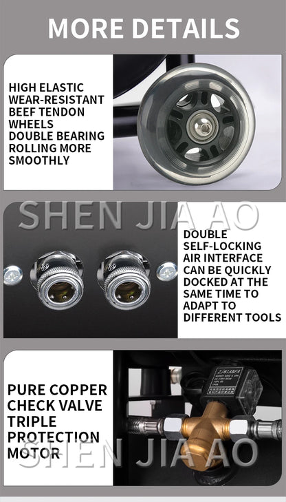 Silent Oil-Free Air Compressor for Painting & Woodwork