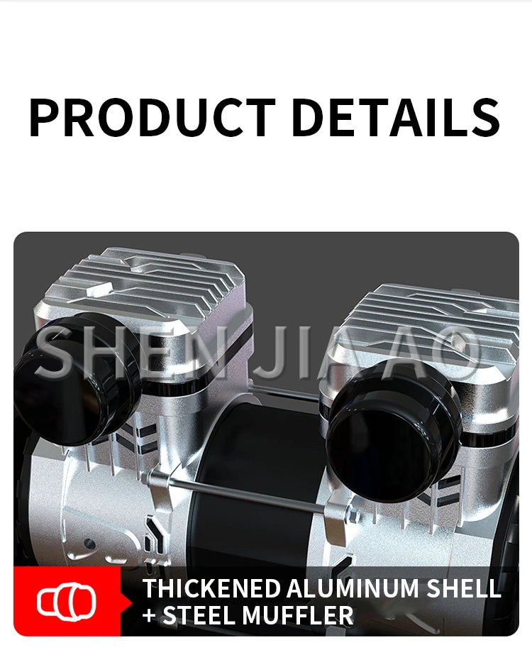 Silent Oil-Free Air Compressor for Painting & Woodwork