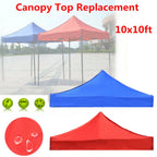 3X3M/2X2M Canopy Top Cover Replacement Four-Corner Tent Cloth Foldable Rainproof Patio Pavilion Replace Gazebo Canopy Top Cover