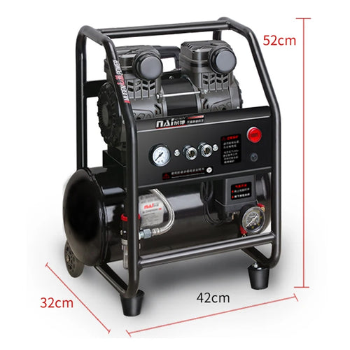 Silent Oil-Free Air Compressor for Painting & Woodwork