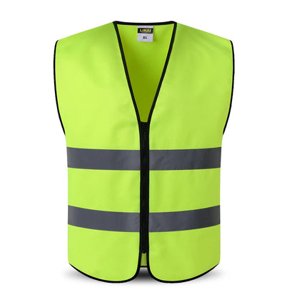 Reflective Safety Jacket Vest - Motorcycle & Cycling