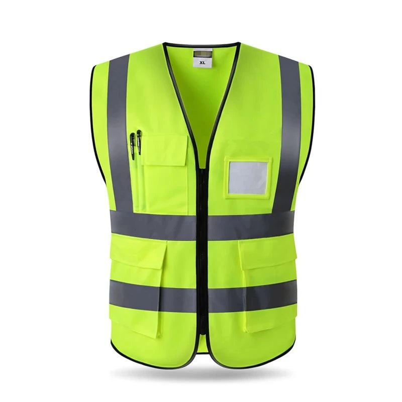 Reflective Safety Jacket Vest - Motorcycle & Cycling