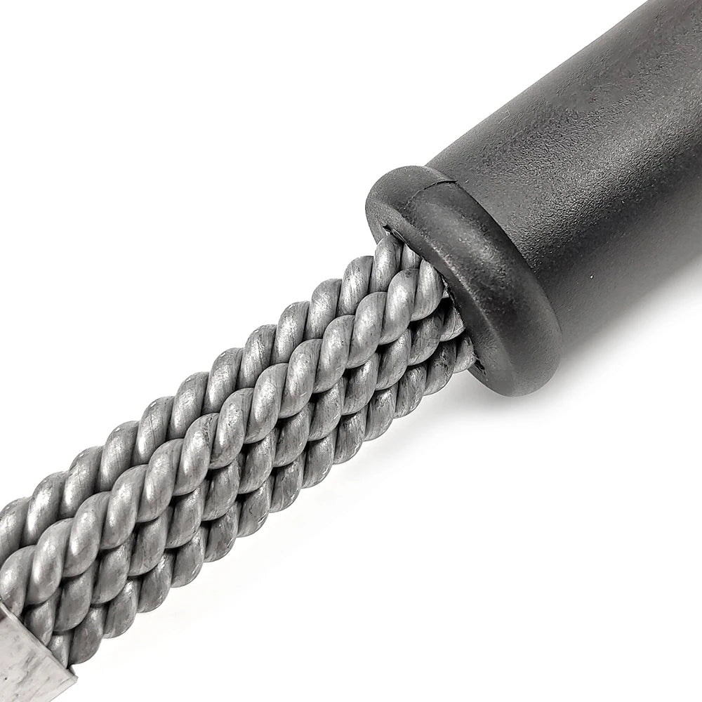 Safe Grill Brush - Bristle Free BBQ Grill Brush - Rust Resistant Stainless Steel Barbecue Cleaner - Great Grilling Accessories