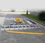 4.4m 230KG Light Industrial Telescopic Scaffold Work Platform Double Part Aluminum Alloy Tower Foldable Scaffolding 3.3m 8.2m