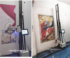4 Meter Inkjet Wall Printer Wall Pen 3D UV Vertical Printing Machine 5/7 Color for Wall cement wood Metal Bricks Paper 2.5*6m