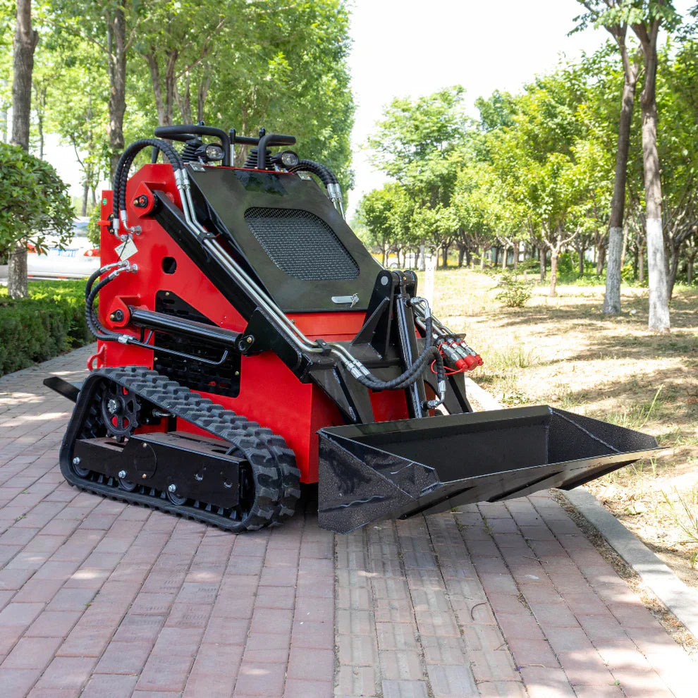 23 HP, 890 Kg Mini Track Skid Steer Loader