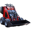 Mini Stand On Skid Steer Wheel Loader With 13.5 HP Gasoline Engine