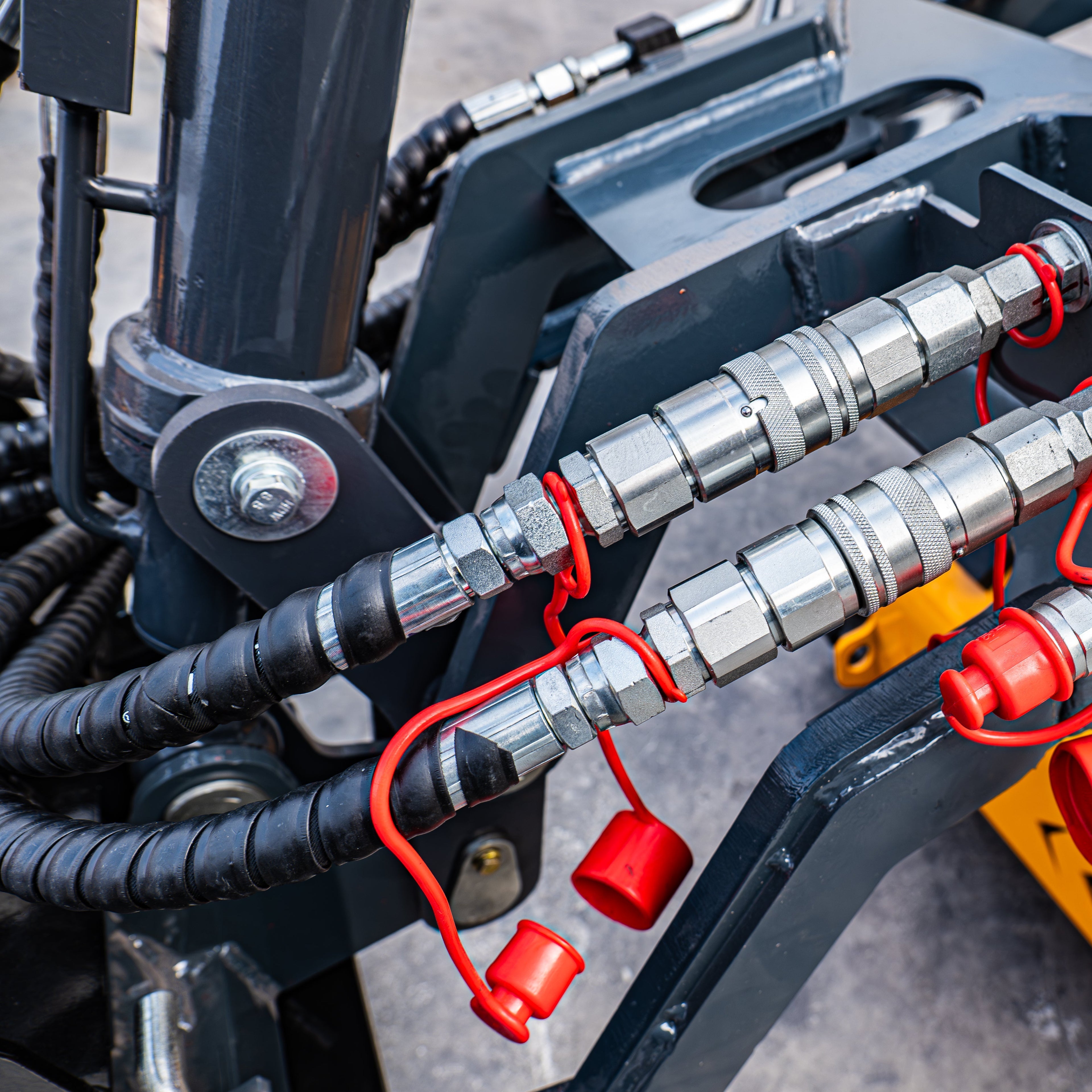 Breaker Hammer 35mm/45mm Drill Pole with Hose For Skid Steer Losders