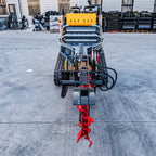 Skid Steer Hydraulic Excavator Trencher,26-Tine Trencher