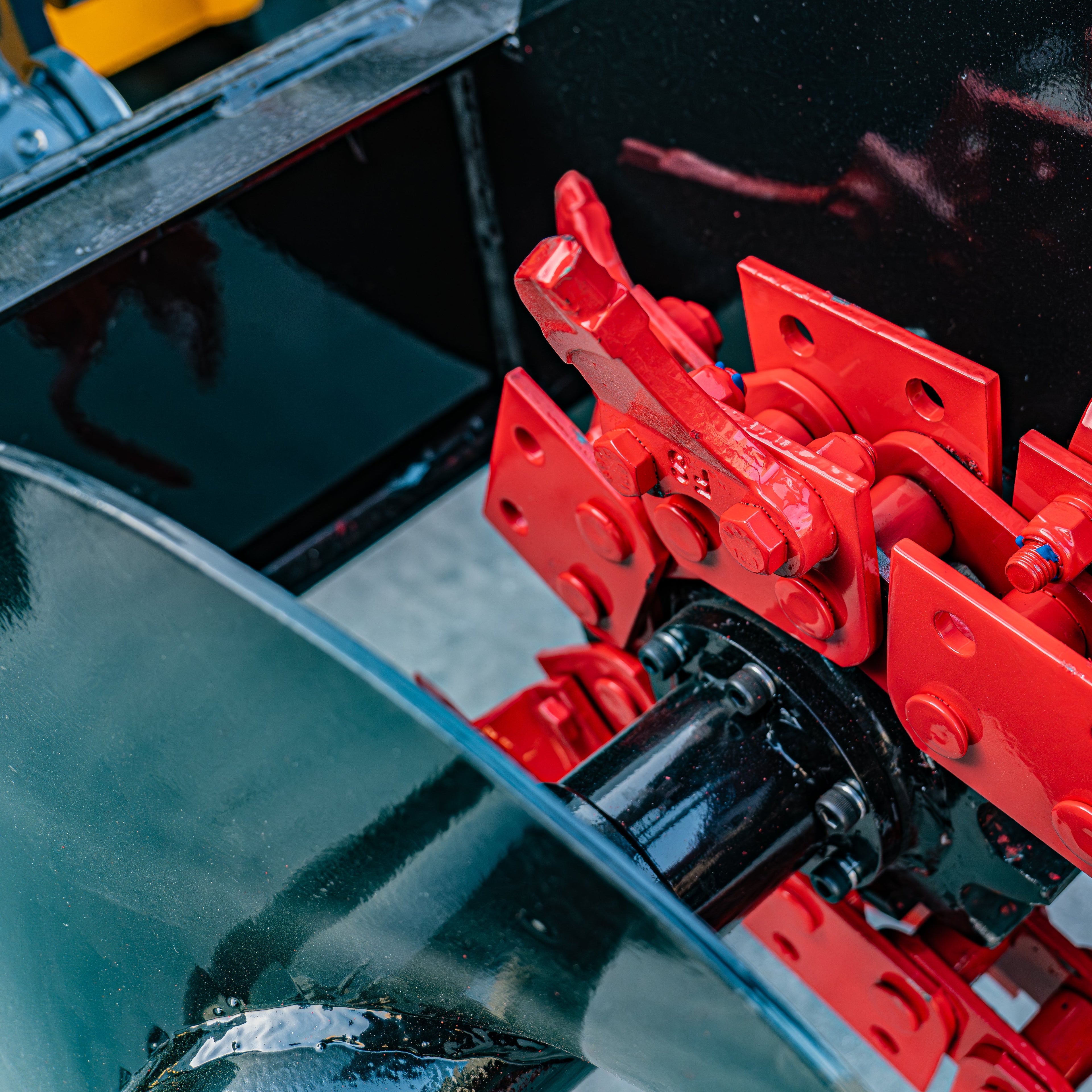 Skid Steer Hydraulic Excavator Trencher,26-Tine Trencher