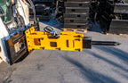 Hydraulic Breaker Attachment + Pile Driver Attachment for Skid Steer Loader