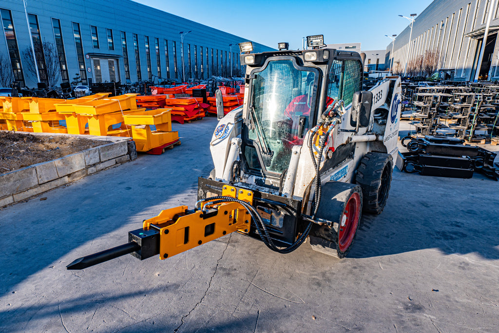 66.93' Hydraulic Hammer Breaker Attachment for Skid Steer Loader