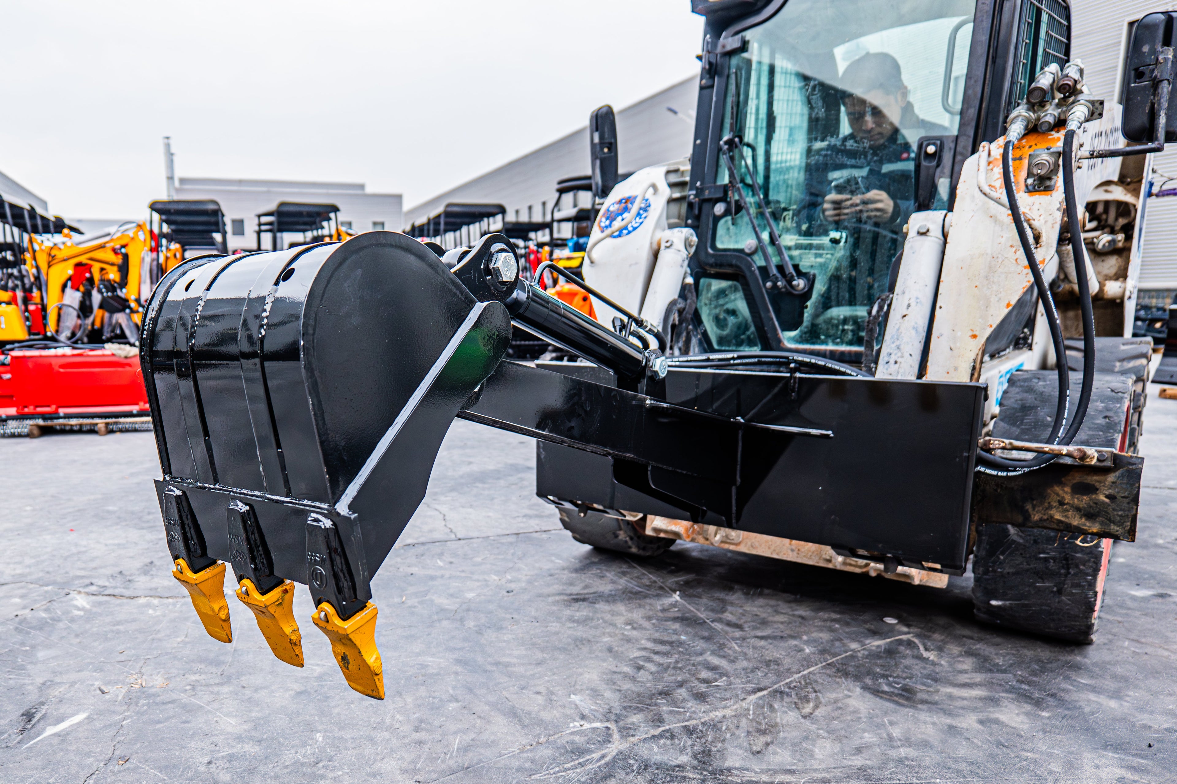 86' Straight Digging Arm Attachment for Skid Steer Loader