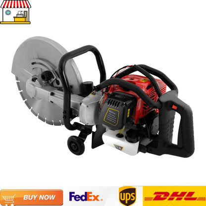 Concrete Cutter Saw 1400W - Gas Wet Saw 13" Blade