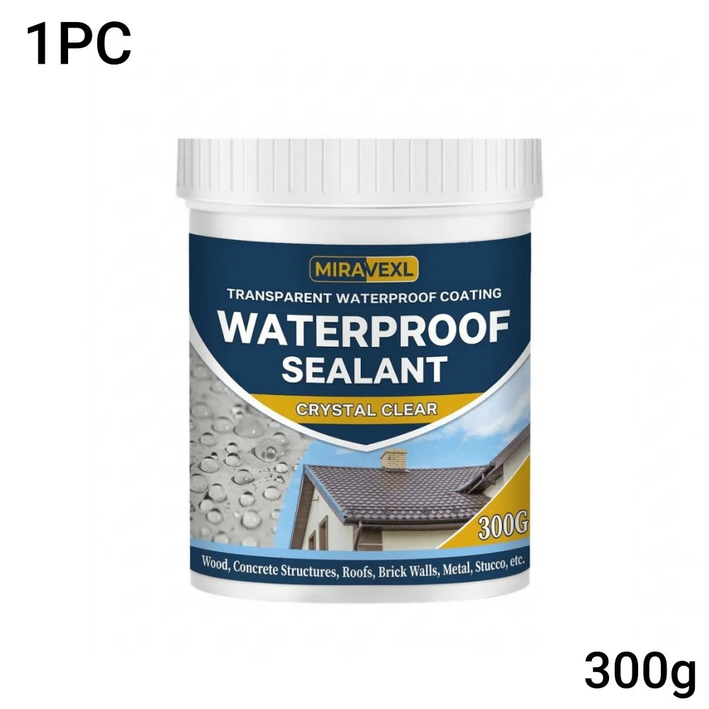 Crystal Clear Waterproof Sealant - Anti-Leak Coating
