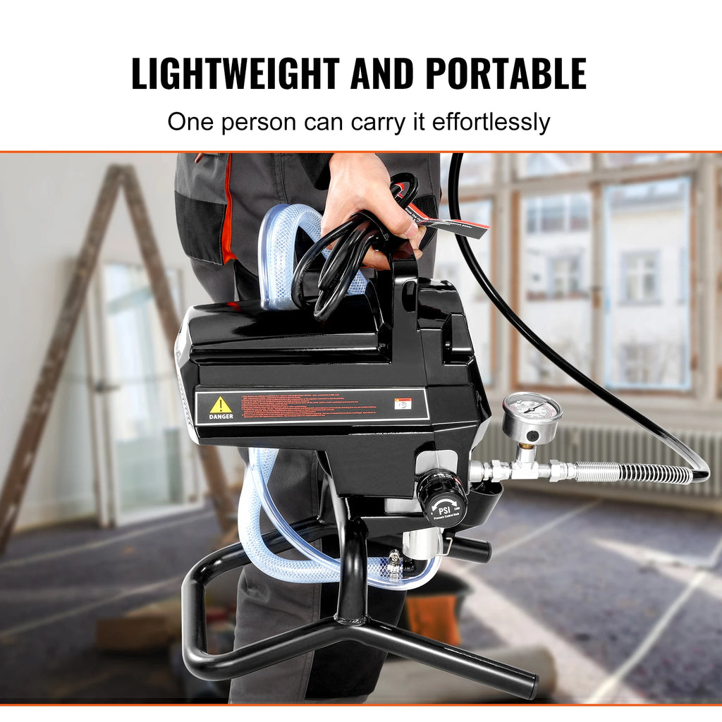 750W 950W Airless Paint Sprayer 3000PSI High Efficiency Electric Airless Sprayer Handheld Paint Sprayers Home Interior