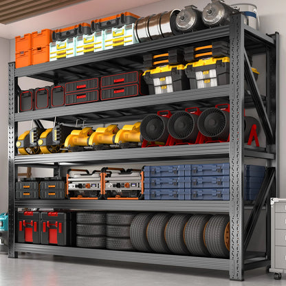 Garage Shelving 6000 lbs Heavy Duty, 4/5 Tier