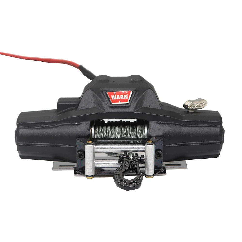 Metal Automatic simulation Simulated Winch for 1/10 1/8 RC Crawler Car Axial SCX10 III 90046 D90 TRX4 TRX-6 D110 90046 Redcat