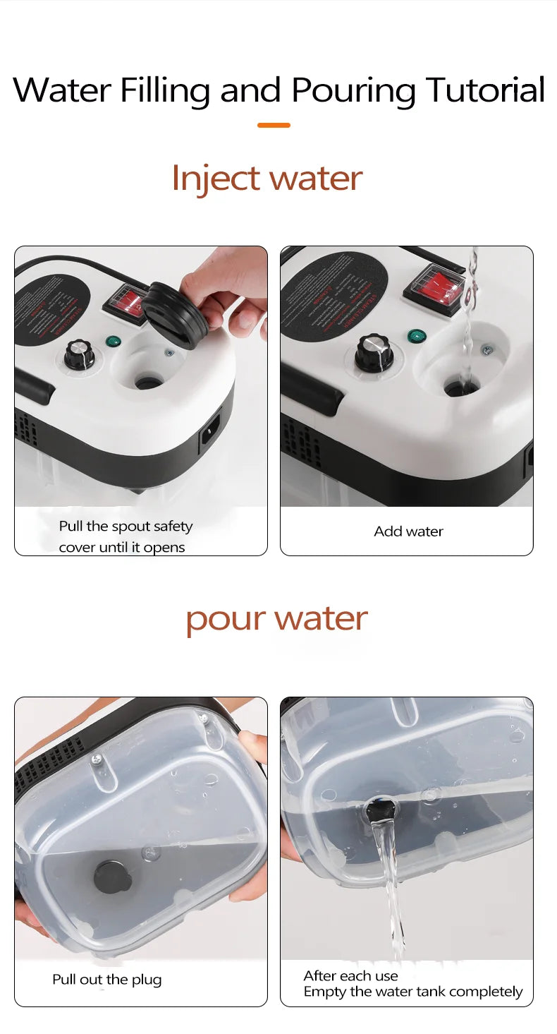 Kitchen oil stains Steam Cleaner High Temperature Disinfection Air Conditioning Kitchen Range Hood Machines cleaning machine