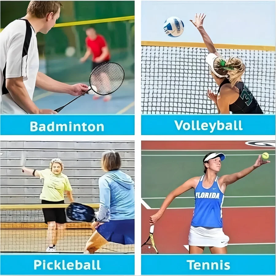Portable Indoor and Outdoor Volleyball Net,volleyball,and Badminton, Suitable for Backyard,indoor/outdoor Use! (excluding Stand)