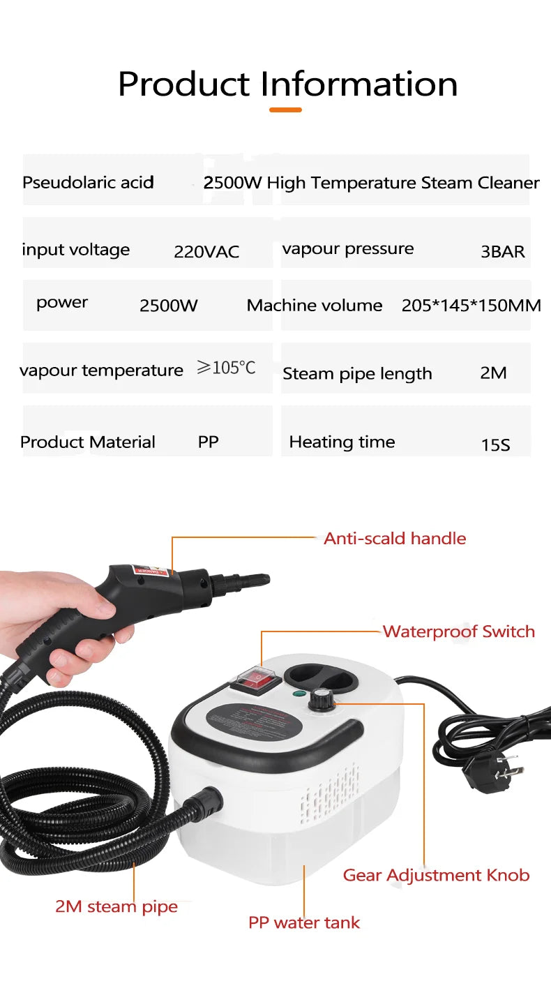 Kitchen oil stains Steam Cleaner High Temperature Disinfection Air Conditioning Kitchen Range Hood Machines cleaning machine