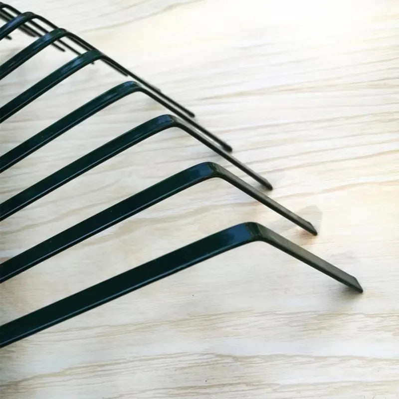 22 Teeth Heavy Duty Steel Metal Rake for Head High Carbon Steel Lawn Leaves Garden Without Handle Home Tools Garden Tools