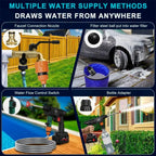 300W 30Bar Cordless High Pressure Car Washer Spray Water Gun 12000mAh Battery Foam Generator Car Washing Machine for Home