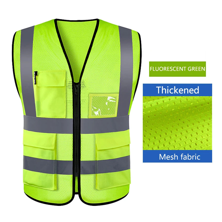 Adjustable Hi-Vis Security Vest - Night Sports