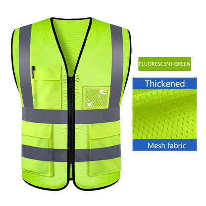 Adjustable Hi-Vis Security Vest - Night Sports