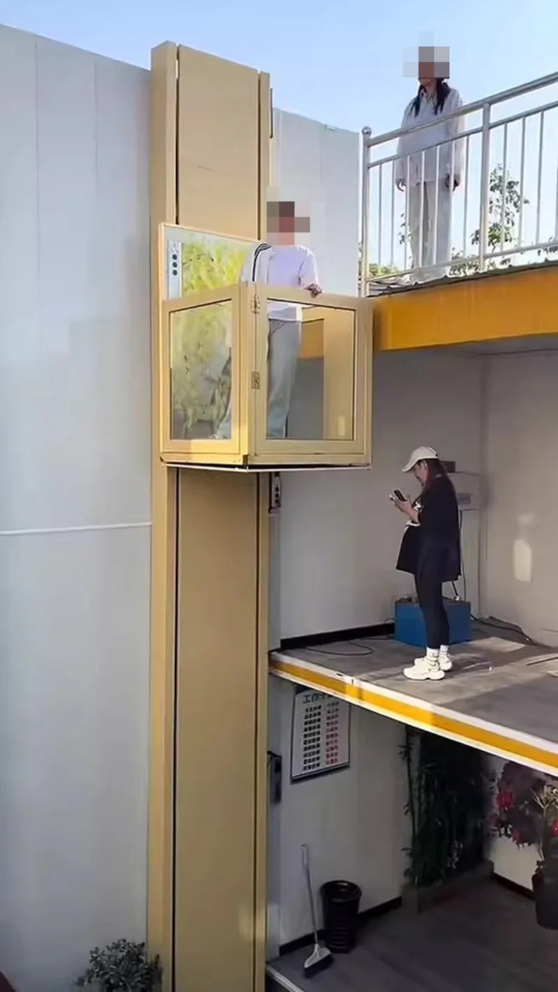 Customizable 2-10m Electric Hydraulic Lift Small Lift Platform Home Factory Warehouse Crane Elevator