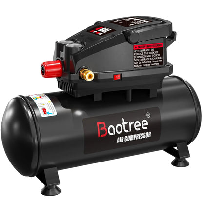 4 Gallon Portable Air Compressor - Quiet Electric