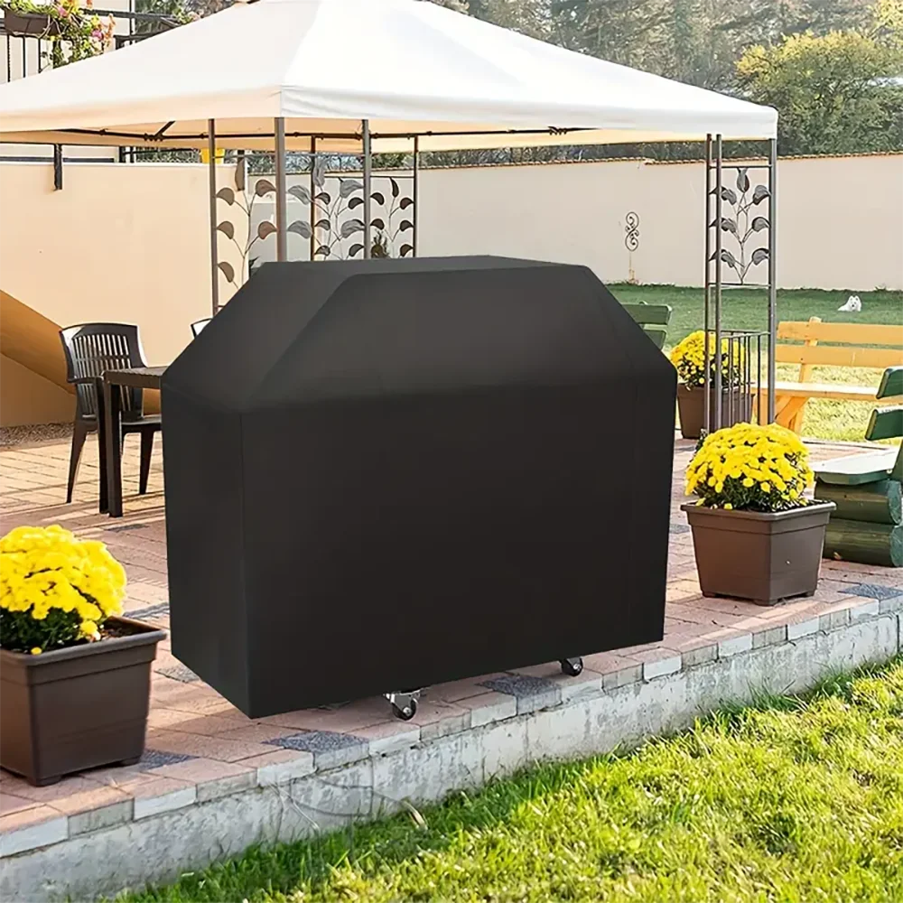 BBQ Grill Barbeque Cover  Anti-Dust Waterproof Weber Heavy Duty Charbroil BBQ Cover Outdoor Rain Protective Barbecue Cover