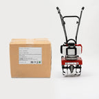 52CC Farm Cultivator Scarifier Garden Tiller Gasoline Farming Cultivation Tool Soil Loosening 4 Blades 1700W for Farmlands