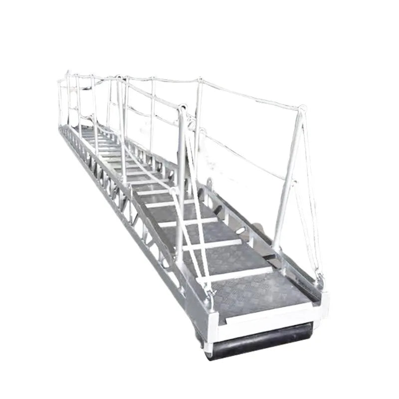 Marine aluminum ladder gangway ladder, aluminum alloy springboard, truss bridge terminal ladder, boarding ladder, shore ladder