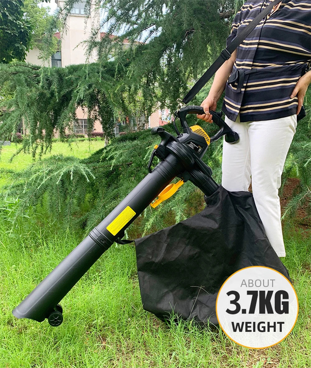 3800W High Power Yard Blower Leaf Sweeper Leaf Crusher Blower Outdoor Blower 230-240V Dusting Vacuum Machine