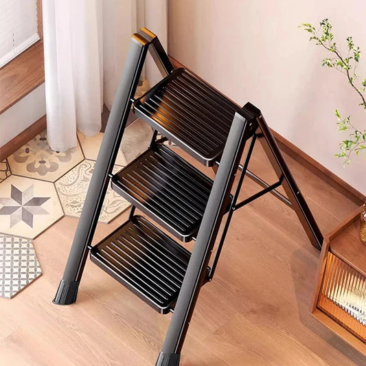 Portable Aluminum Folding Ladder Stool - Indoor