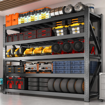 Garage Shelving 6000 lbs Heavy Duty, 4/5 Tier