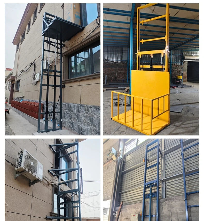 Customizable 2-10m Electric Hydraulic Lift Small Lift Platform Home Factory Warehouse Crane Elevator