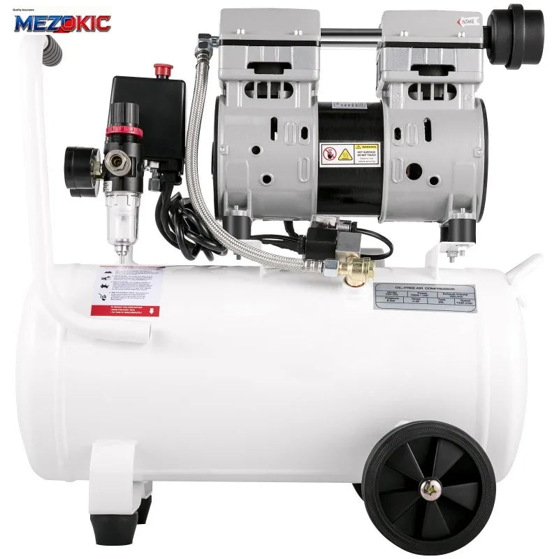 6.6 Gallon Quiet Pancake Air Compressor 115 PSI
