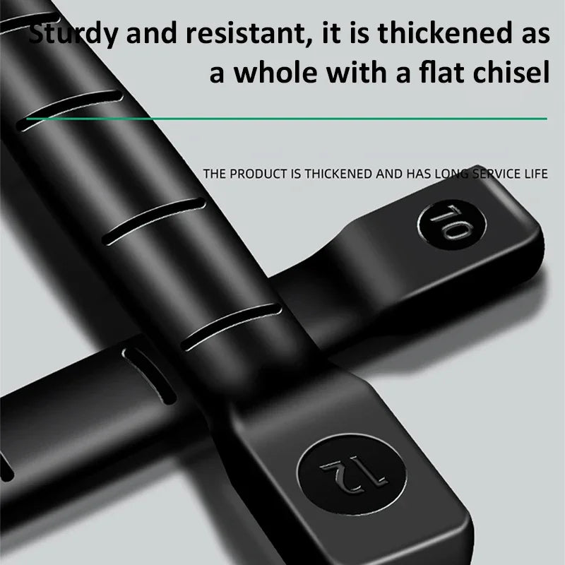 6/8/10/12 Inch Chrome Vanadium Steel Stone Flat Chisel With Hand Guard Construction Cement Masonry Concrete Engraving Cut Tool