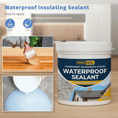 Crystal Clear Waterproof Sealant - Anti-Leak Coating