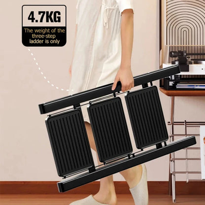 Portable Aluminum Folding Ladder Stool - Indoor