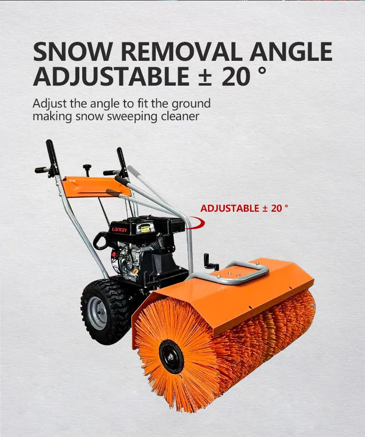 Small Fully Automatic Hand-held Snow Sweeper Municipal Sanitation Household Small Snow Sweeper