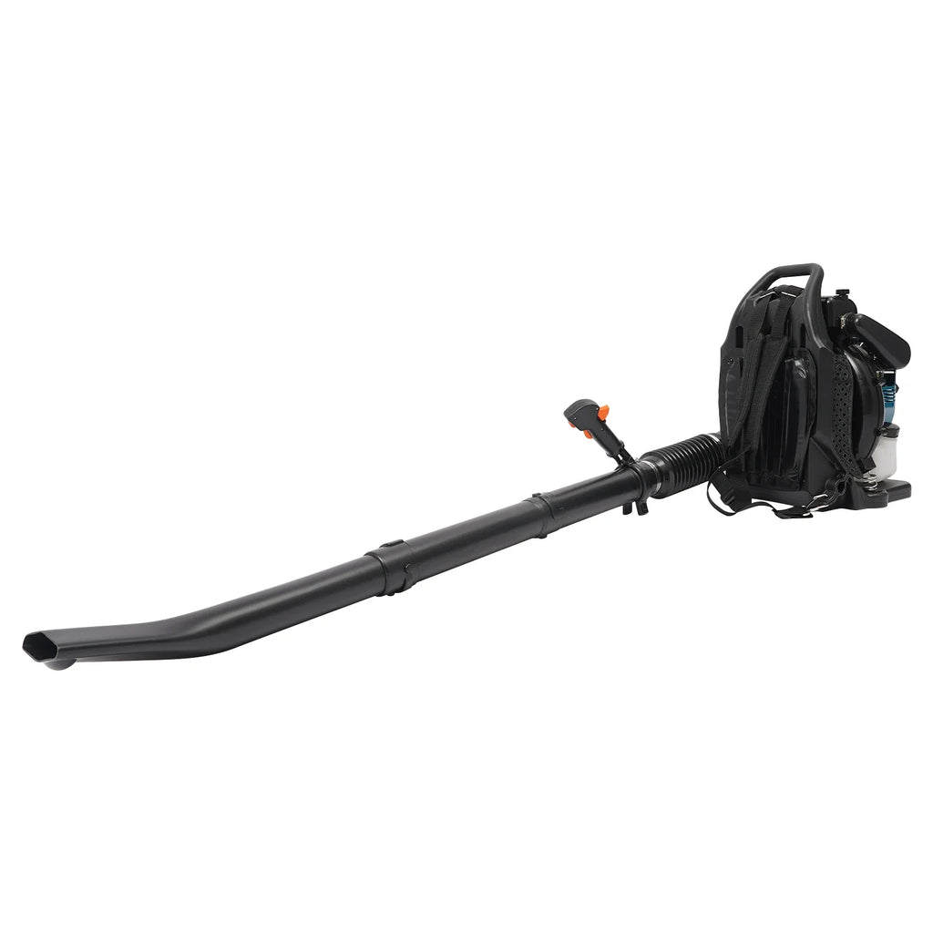 75.6CC 4 Stroke Backpack Leaf Blower 2.6KW Gasoline Powered Engine Lawn Blower Cordless Snow Dust Blowing Cleaning Tool 7000Rpm
