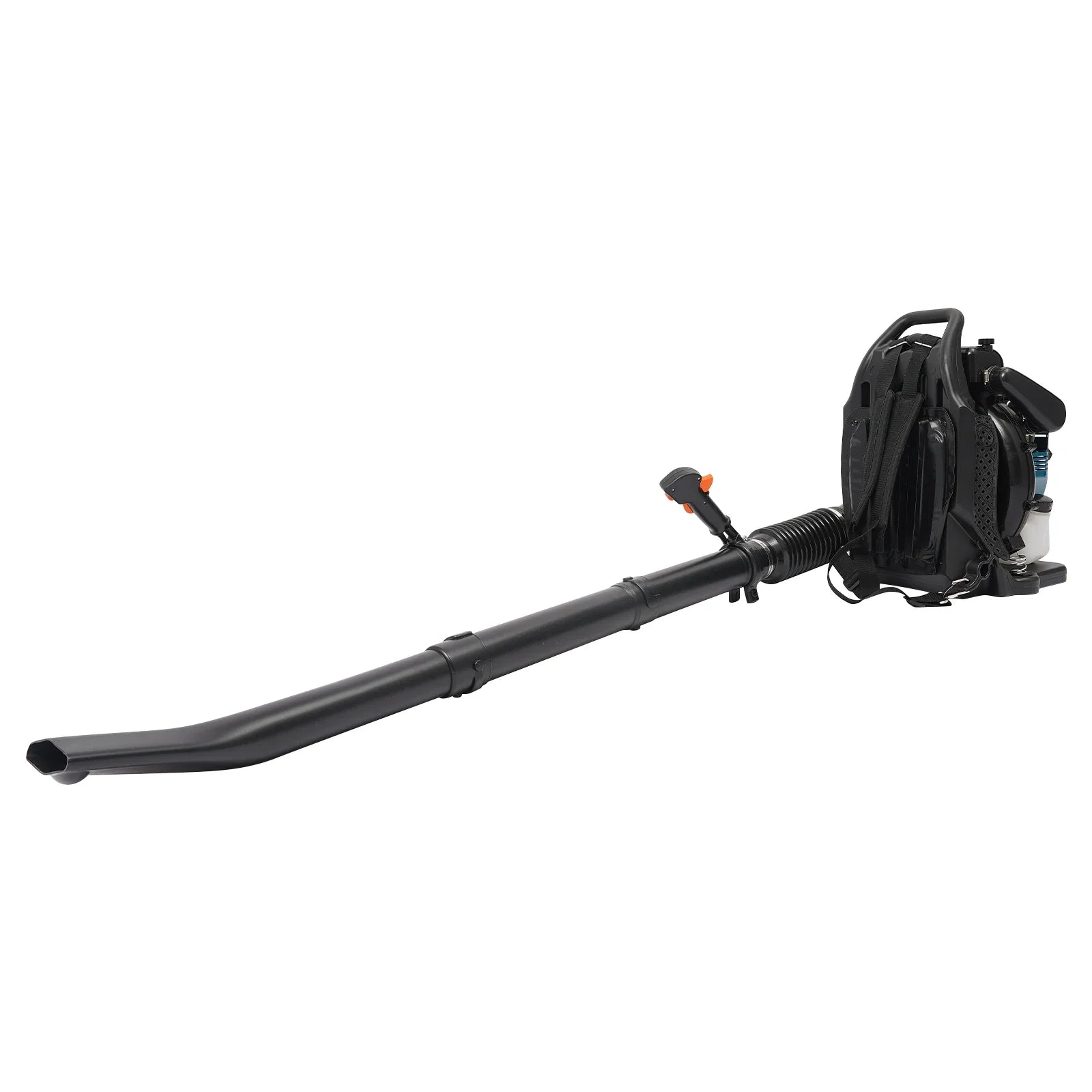 75.6CC 4 Stroke Backpack Leaf Blower 2.6KW Gasoline Powered Engine Lawn Blower Cordless Snow Dust Blowing Cleaning Tool 7000Rpm