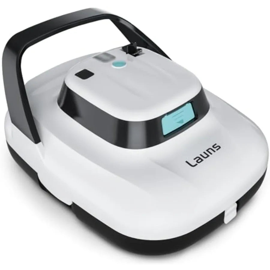 Robotic Pool Cleaner Dual Motors and Suction Ports Automatic Pool Vacuum Robot Lasts up to 90 Min Self-Parking Idea
