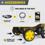 8125-Watt Electric Start Tri-Fuel Portable Generator with CO Shield