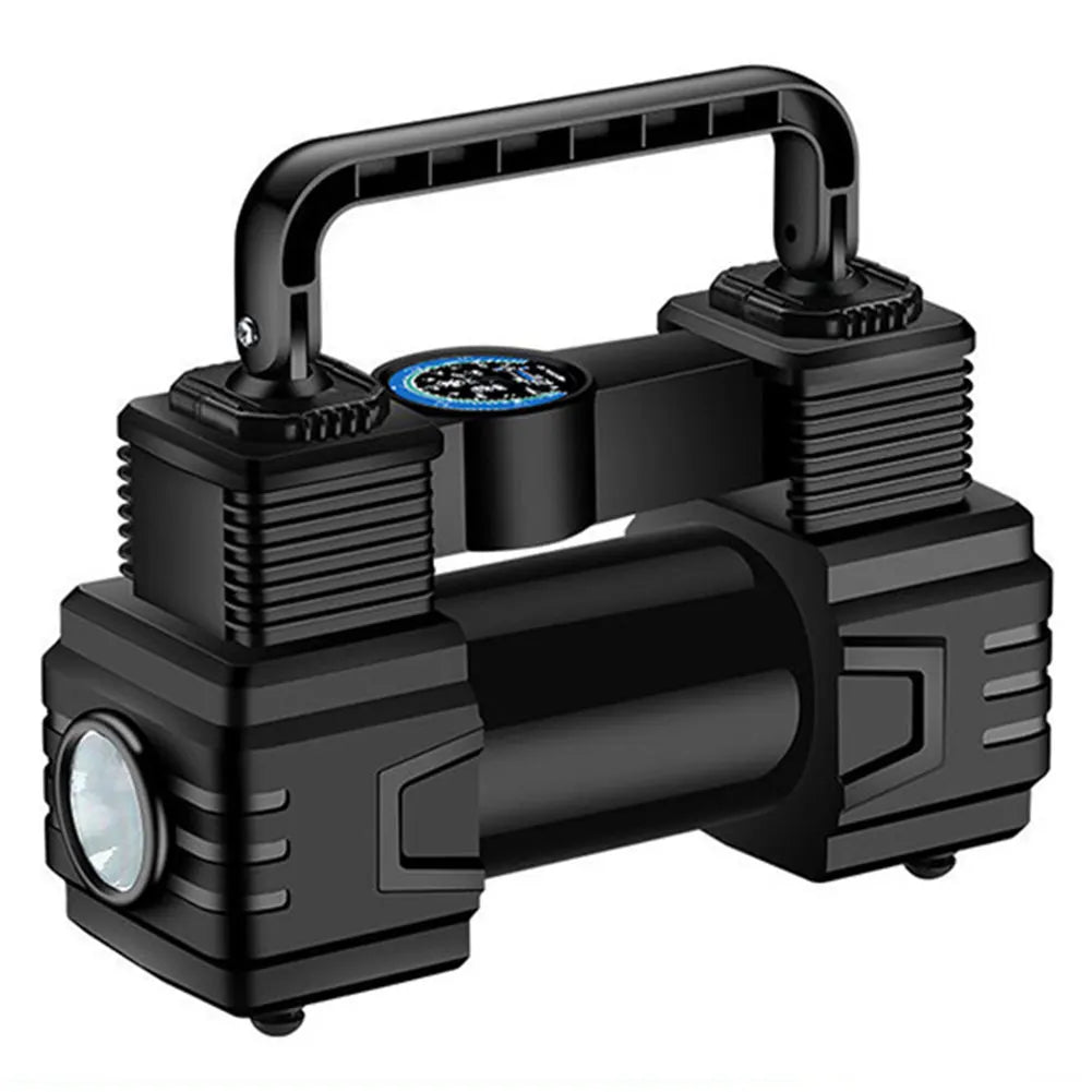 12V Car Tire Inflator with Digital Display & LED