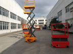 Scissor Lifter 300KG Elevated Work Platform 3m, 3.9m, 4m Self Propelled Scissor Mobile Electric Lift Platforms for Sale